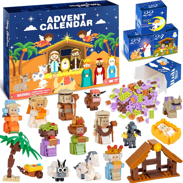 Festive Nativity Advent Calendar