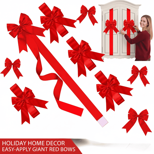 Festive Velvet Cabinet Bows